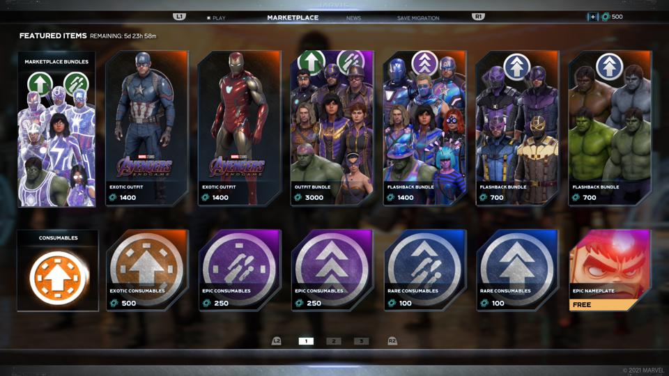 ‘Marvel’s Avengers’ Doubles Down With More Paid Power…