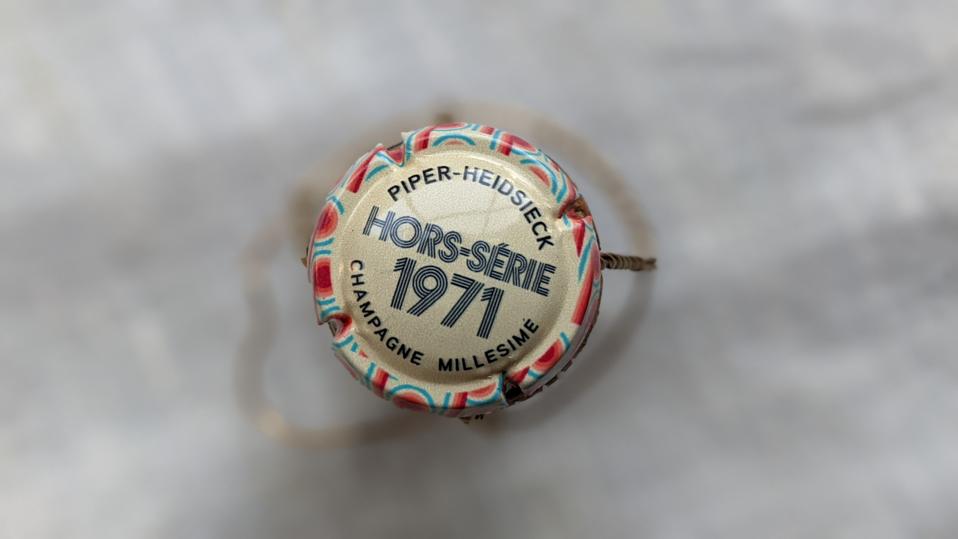 Piper-Heidsieck Hors-Série 1971 cap
