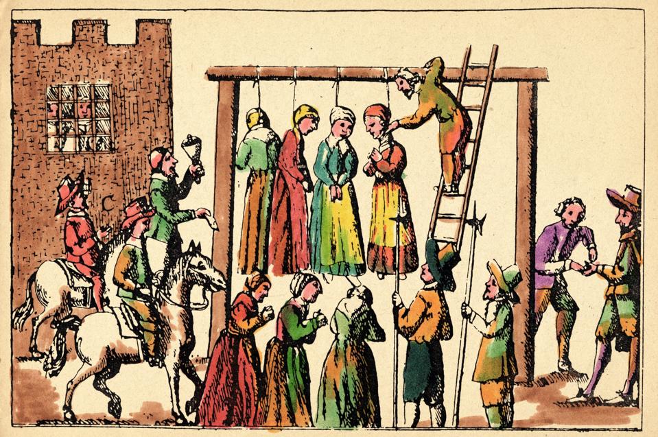 The Hanging Of Four Witches