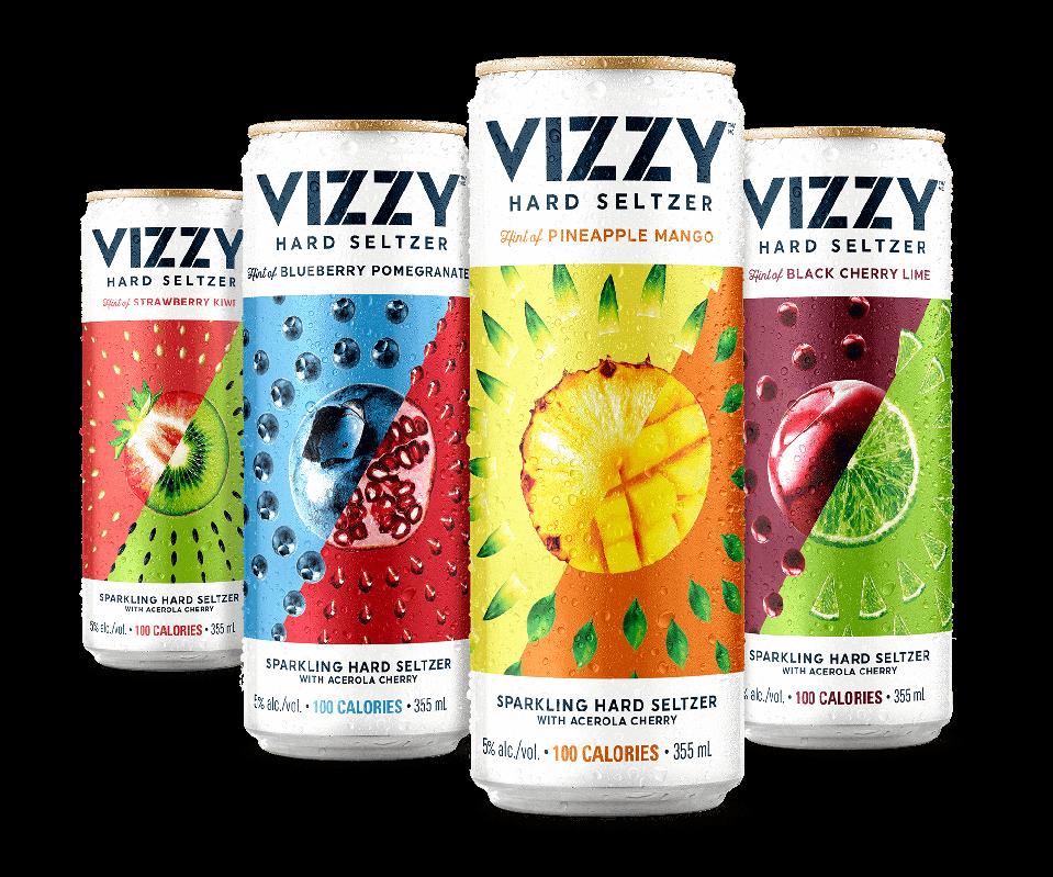Vizzy Hard Seltzer, one of Molson Coors two main seltzer lines.