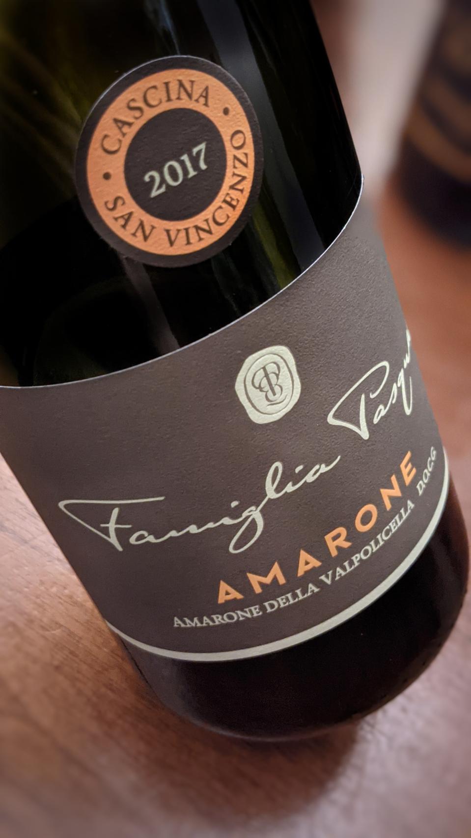 2017 Pasqua, Amarone della Valpolicella DOCG, Single Vineyard Cascina San Vincenzo