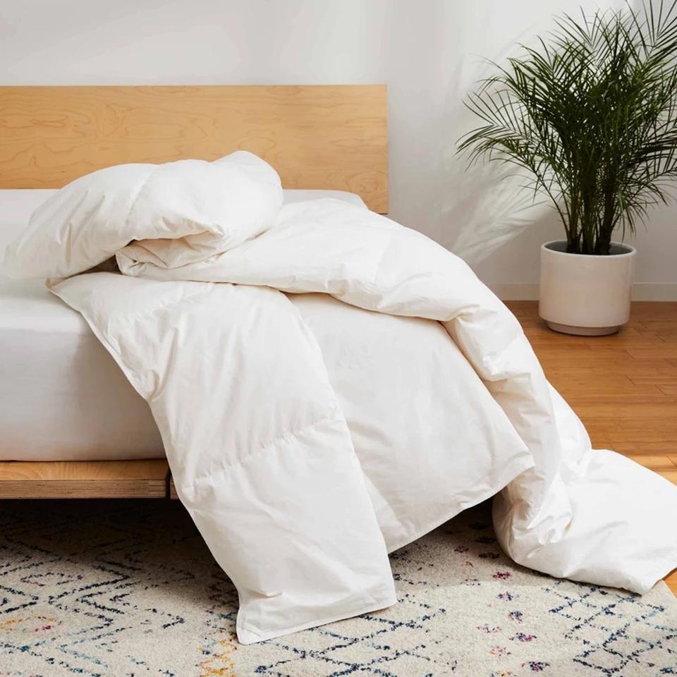 ethical feather duvet