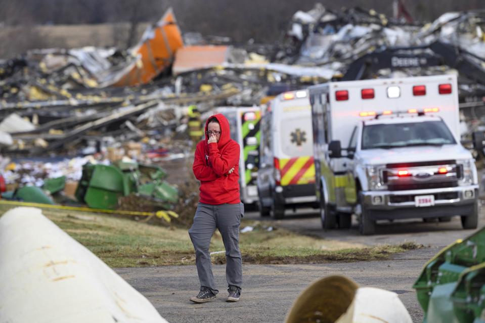 In Photos: Tornadoes Leave A Trail Of Destruction And…