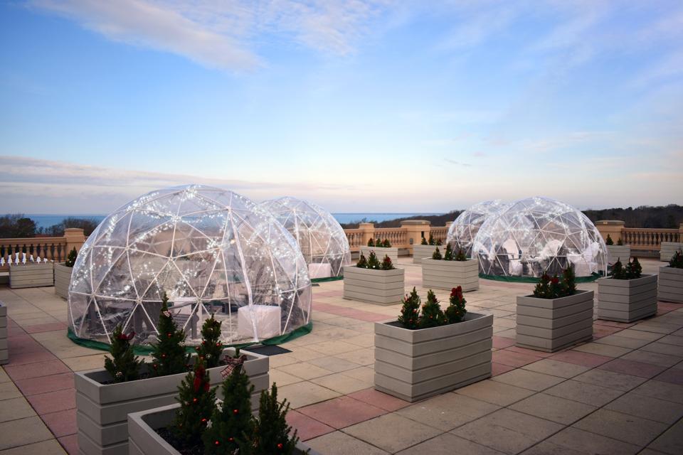 Frost Bar Igloos Daytime