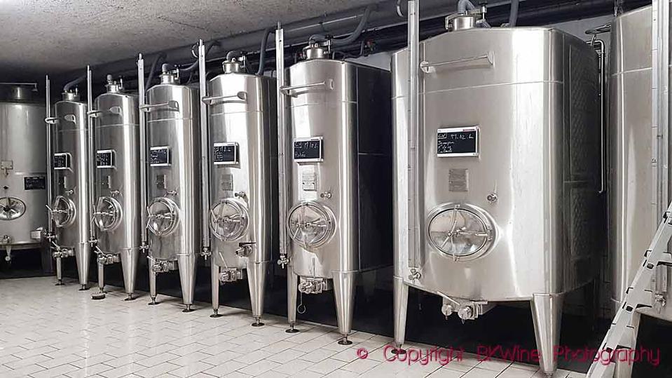 The vat room at Champagne Paul Launois