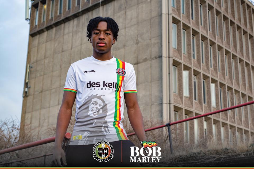 Irish Soccer Club Creates Bob Marley Jersey Paying Tribute To Late