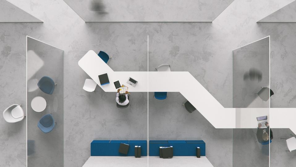 Modern workplace showing importance of company culture.