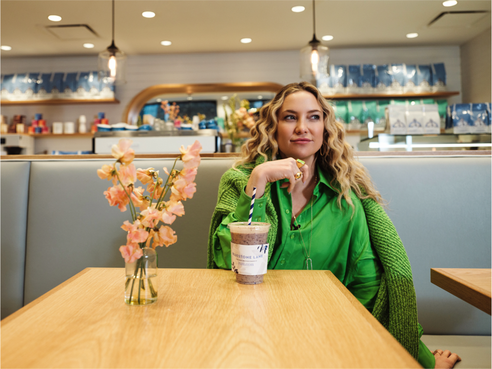 Kate Hudson Brings Her INBLOOM Wellness Products To Bluestone Lane