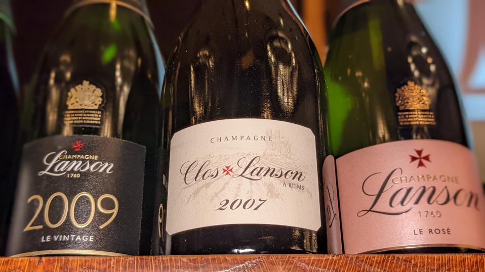 2009 Vintage, 2007 Clos Lanson and NV Rosé Photo Credit Cathrine Todd