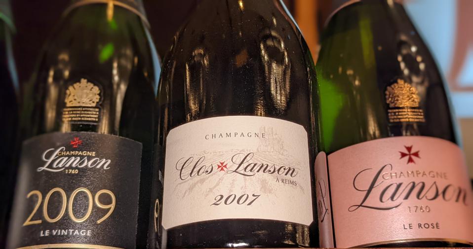 2009 Vintage, 2007 Clos Lanson and NV Rosé Photo Credit Cathrine Todd