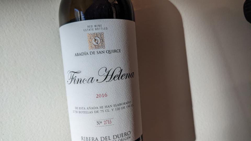 2016 Abadía San Quirce ‘Finca Helena’ Ribera del Duero