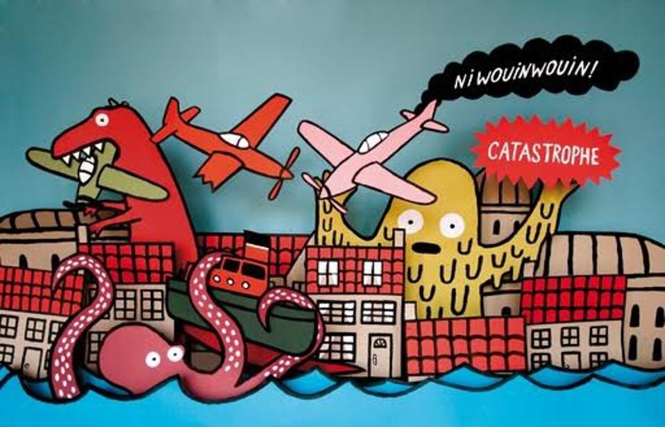 Jean Jullien PHAIDONアートブック オレンジ jean-jullien-monographie-fr-