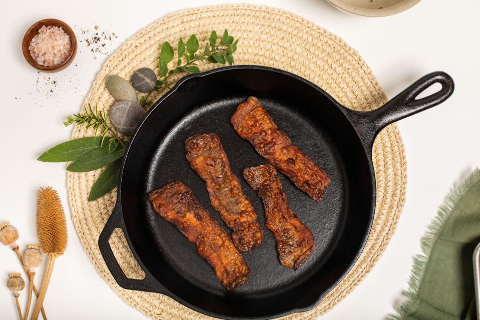 MyBacon by MyForest Foods provides a delicious plant-based solution.