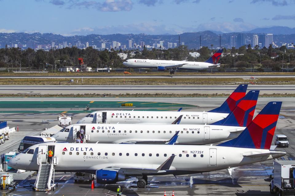Delta Air Line unveils a new $1.9-billion Terminal 3 at LAX.