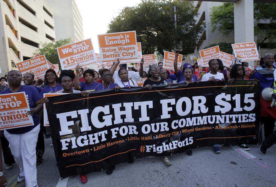 Fight For $15 Rally in Miami, 2015.