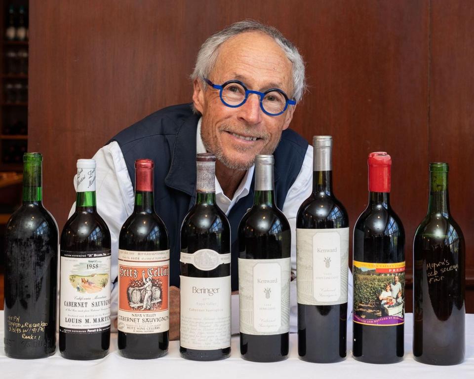 First flight of wines at Fifty Years of Napa Valley in Two Hours tasting with Tor  Photo Credit TOR Wines