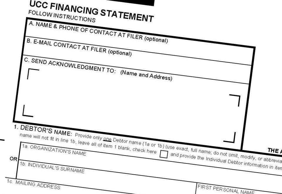 Ucc Document Secured Lenders And Their Counsel Can’t Overlook Minor Details