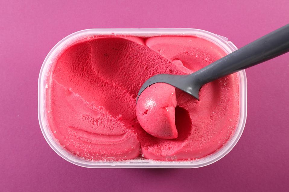 ice cream and scoop