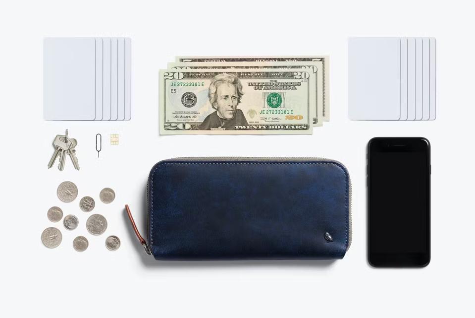 Bellroy Leather Zip Folio Wallet