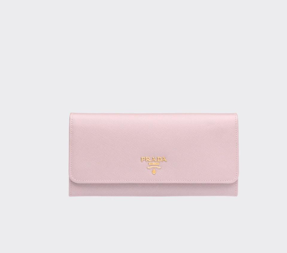 Prada Large Saffiano Leather Wallet