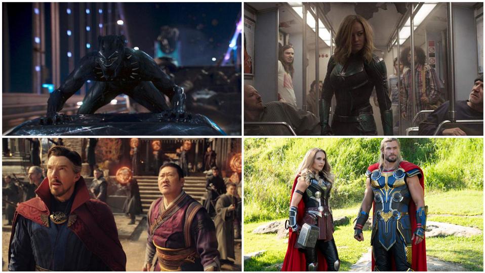 'Black Panther, 'Captain Marvel,' 'Doctor Strange 2' and 'Thor: Love 4'