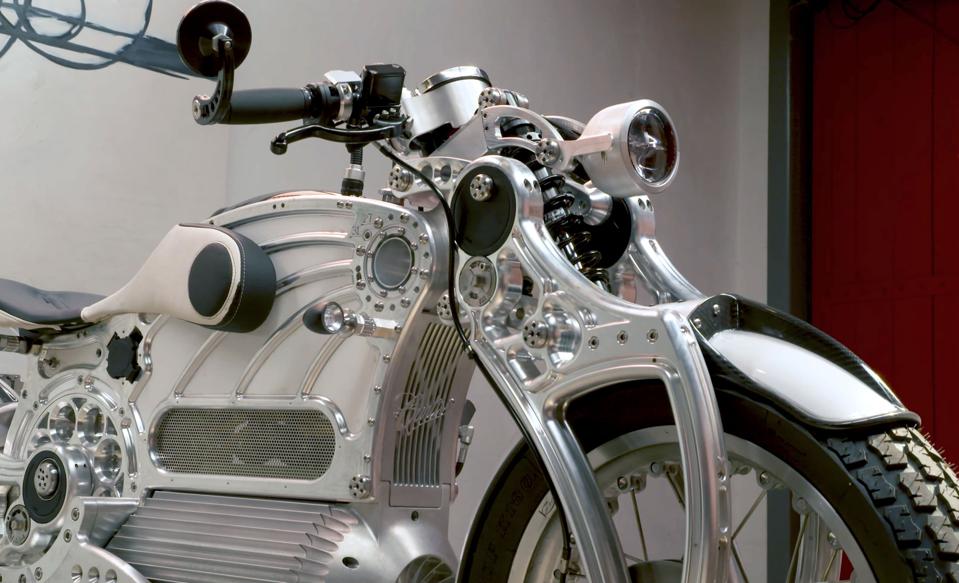 The Unique Curtiss '1' Electric Motorcycle Is The Brough Superior