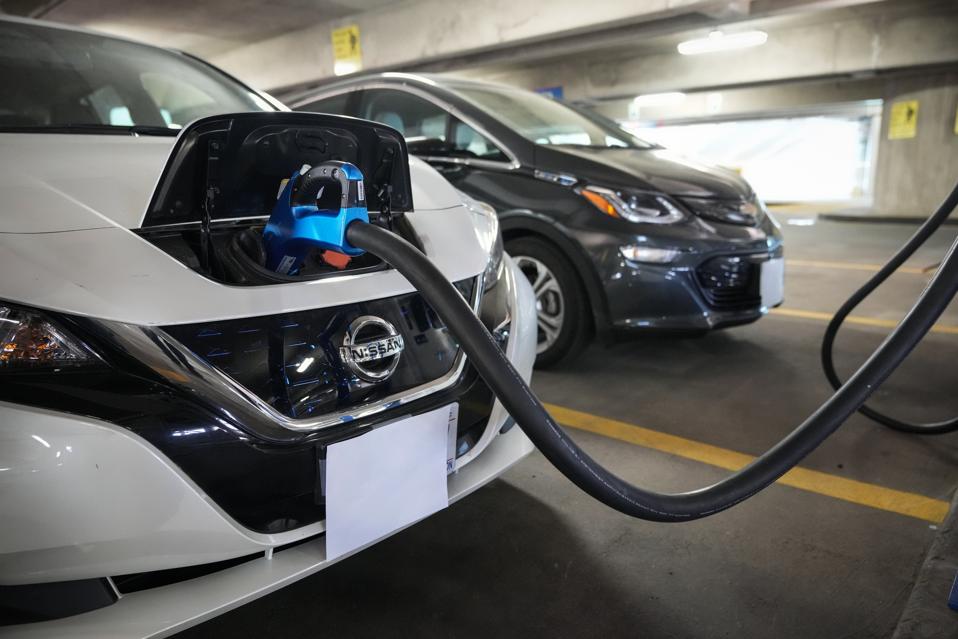 Transportation Secretary Buttigieg Highlights New Electric Vehicle Charging Station On Earth Day