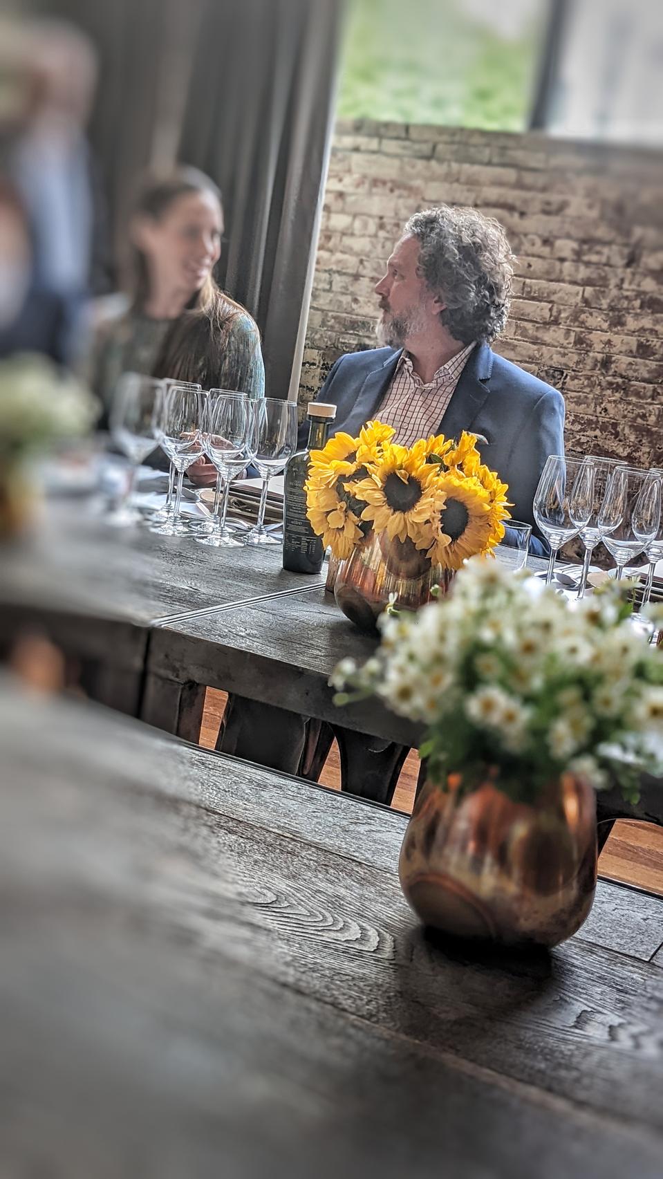 Axel Heinz at the Ornellaia Wine Lunch Photo Credit Cathrine Todd