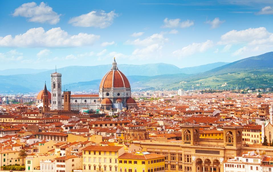 Panorama of Florence and Saint Mary