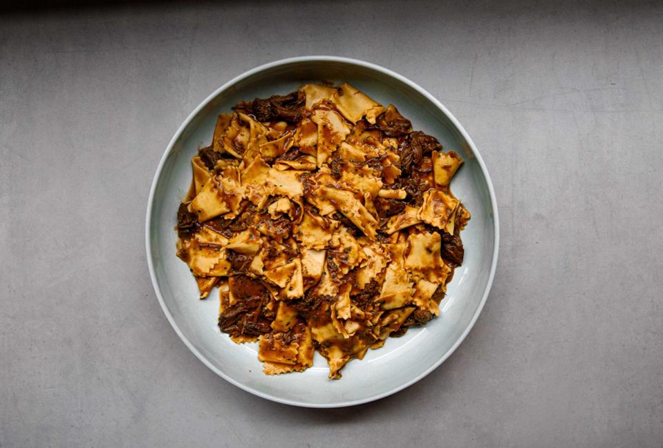 Braised ox cheek pappardelle