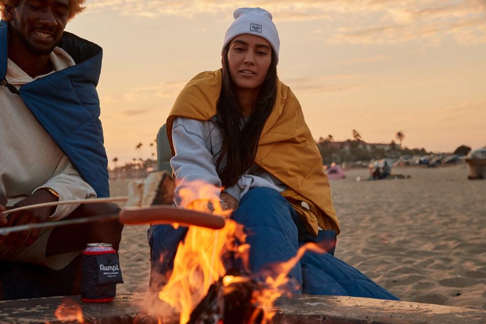 The Rumpl Flame Blanket Is Perfect For Fireside Lounging - Forbes