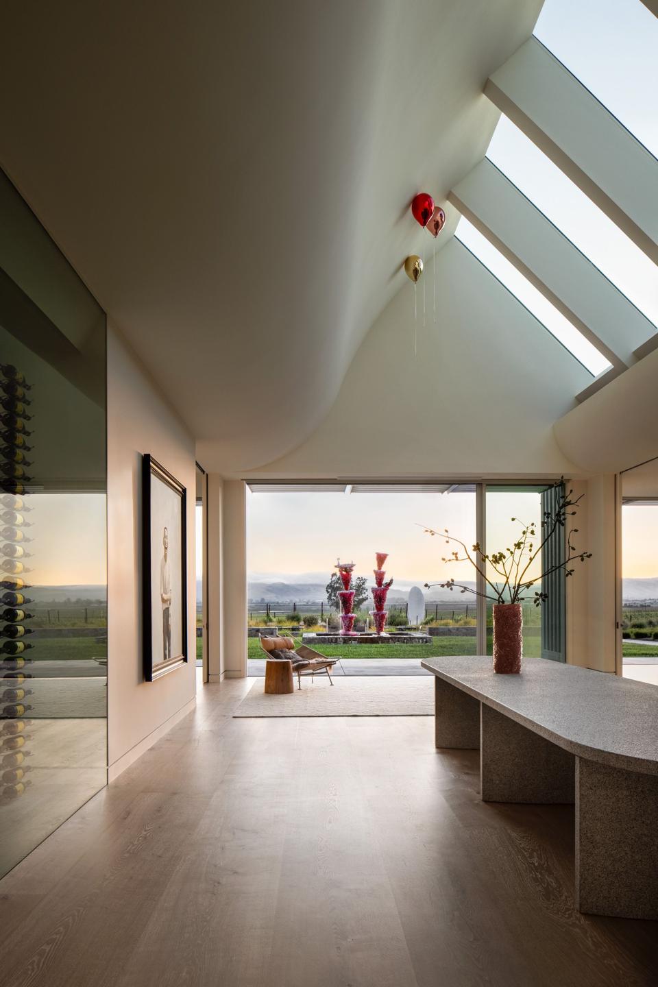 Interior View of Donum Estate Hospitality Center