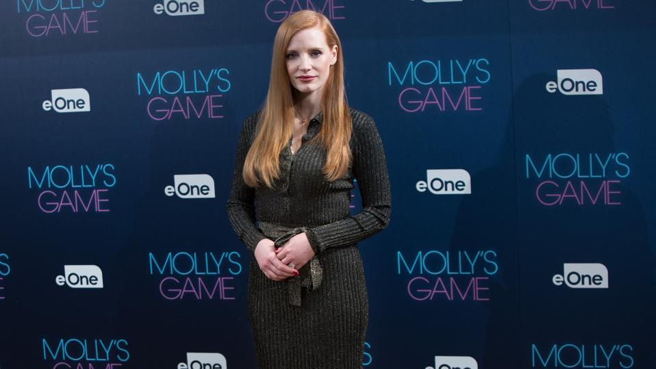 Jessica Chastain Attends 'Molly's Game' Photocall in Madrid