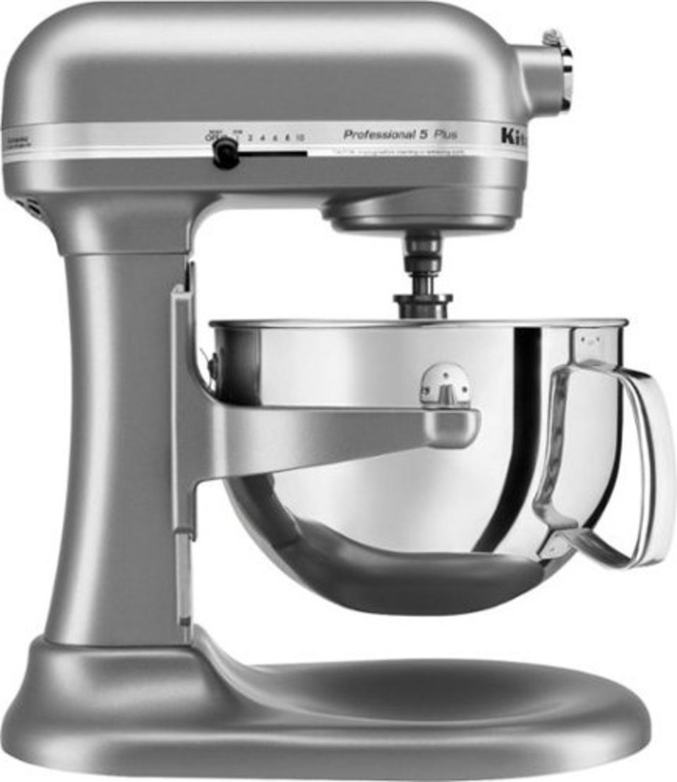 KitchenAid - Pro 5 Plus 5 Quart Bowl-Lift Stand Mixer - Silver