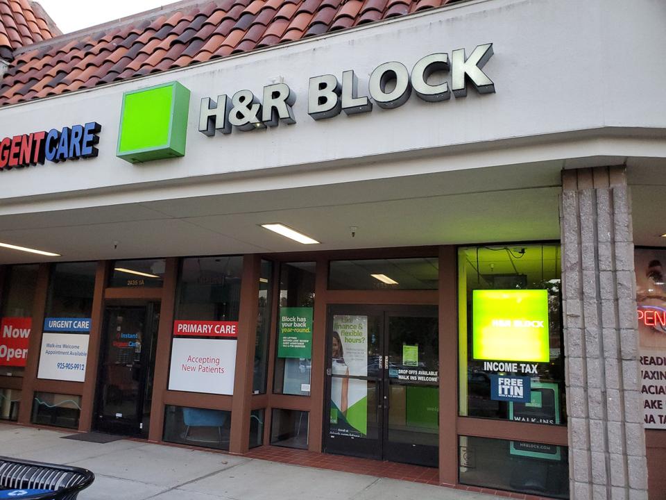 H&R Block office in San Ramon, California