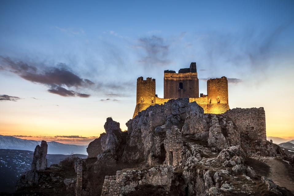 Rocca Calascio in Abruzzo, L'Aquila province Italy