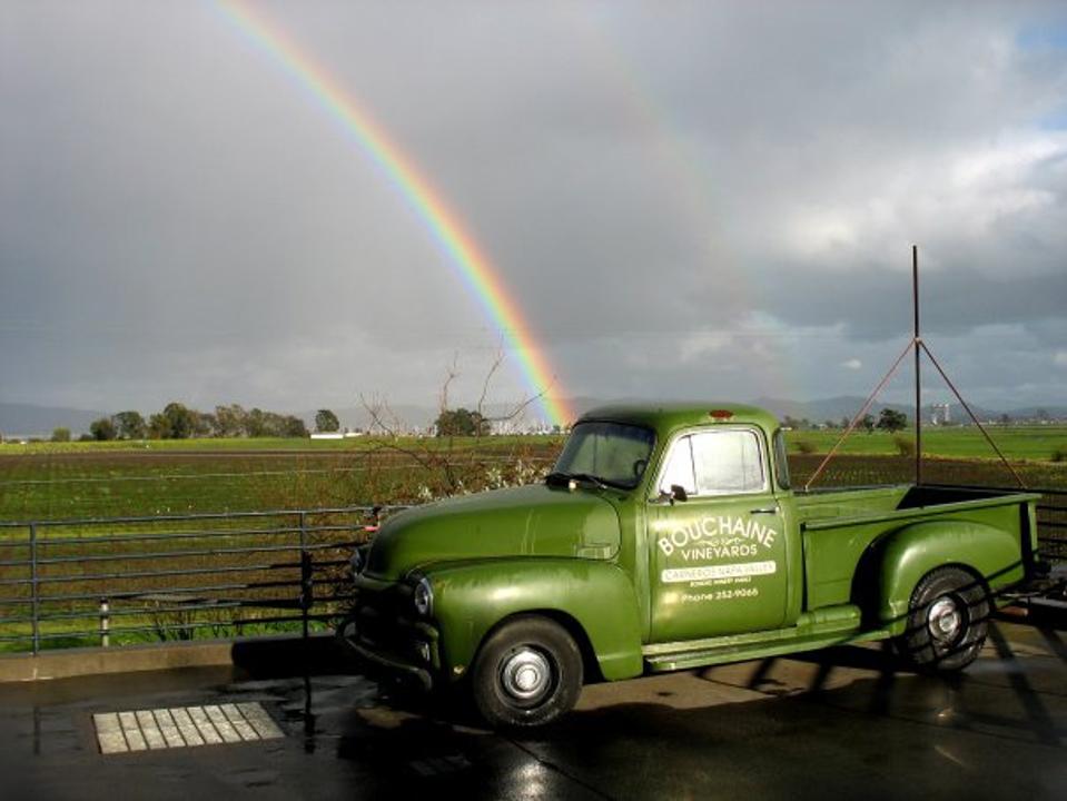 Rainbow at Bouchaine  Photo Credit Bouchaine Vineyards & Winery