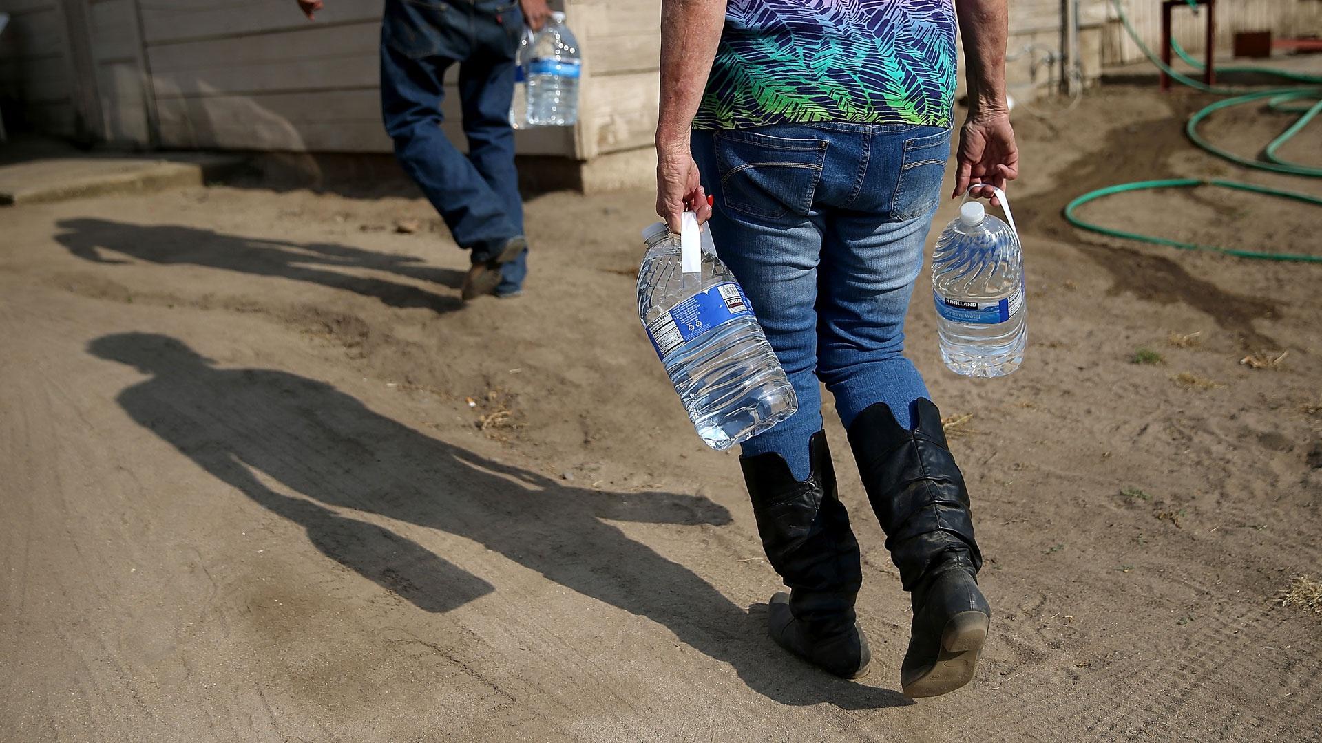 Many residents across California's Central Valley rely on buying bottled water for everyday drinking, cooking and personal hygiene.