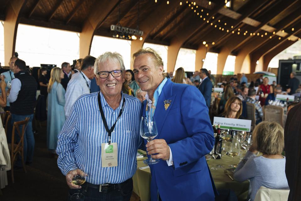 Bill Foley and Jean-Charles Boisset at the 2022 Sonoma County Wine Auction
