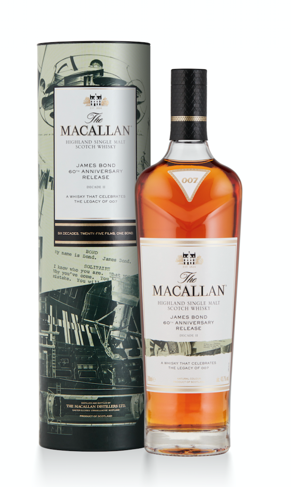 <日本未入荷品・抽選品>MACALLAN 60周年記念　007 DECADE6 MAC-2022-James-Bond-Decade6-