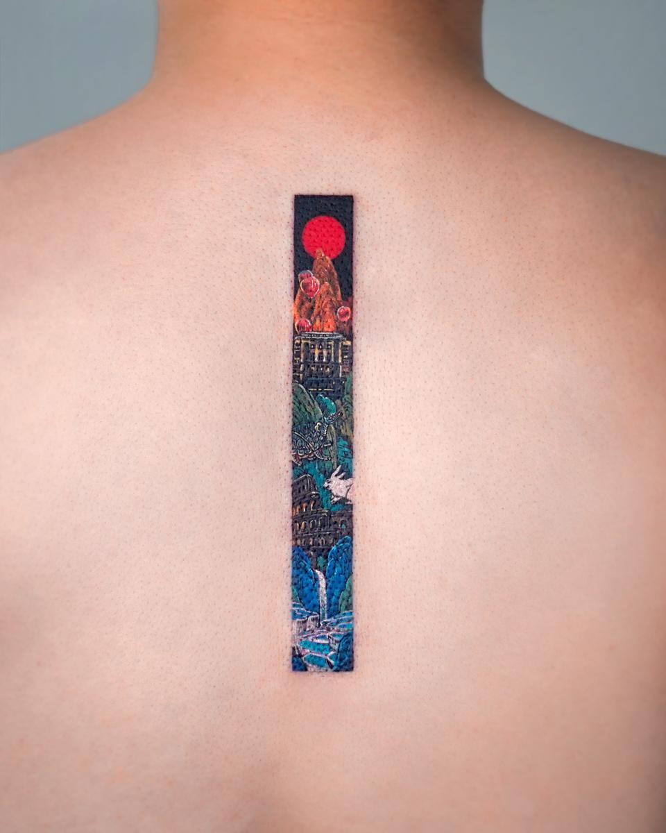 Rectangle Frame Tattoo Ideas