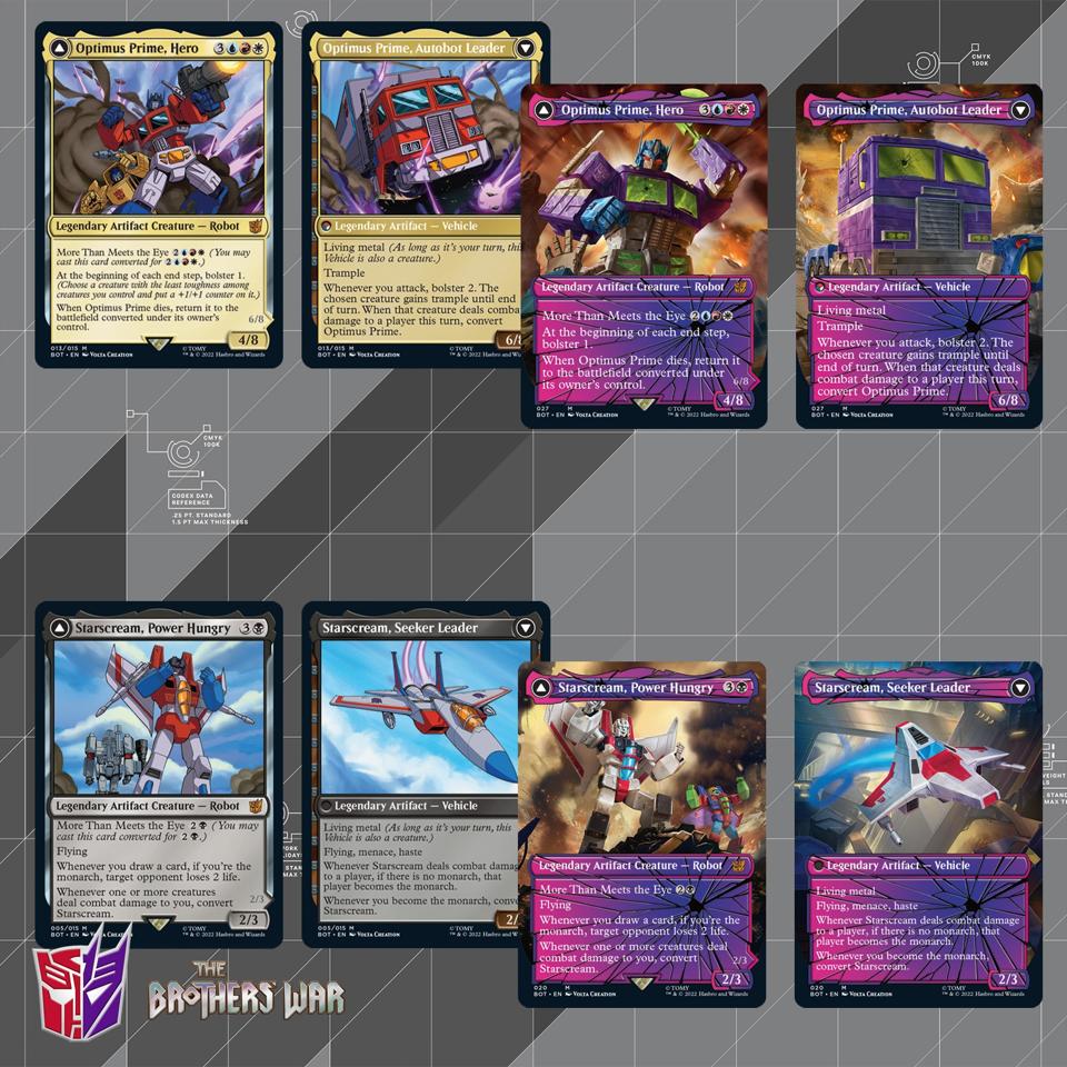 mtg brothers war transformers cards Magic: The Gathering's The Brothers' War Expansion Adds Transformers
