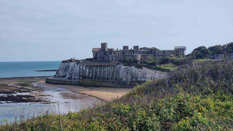 view from coastal path