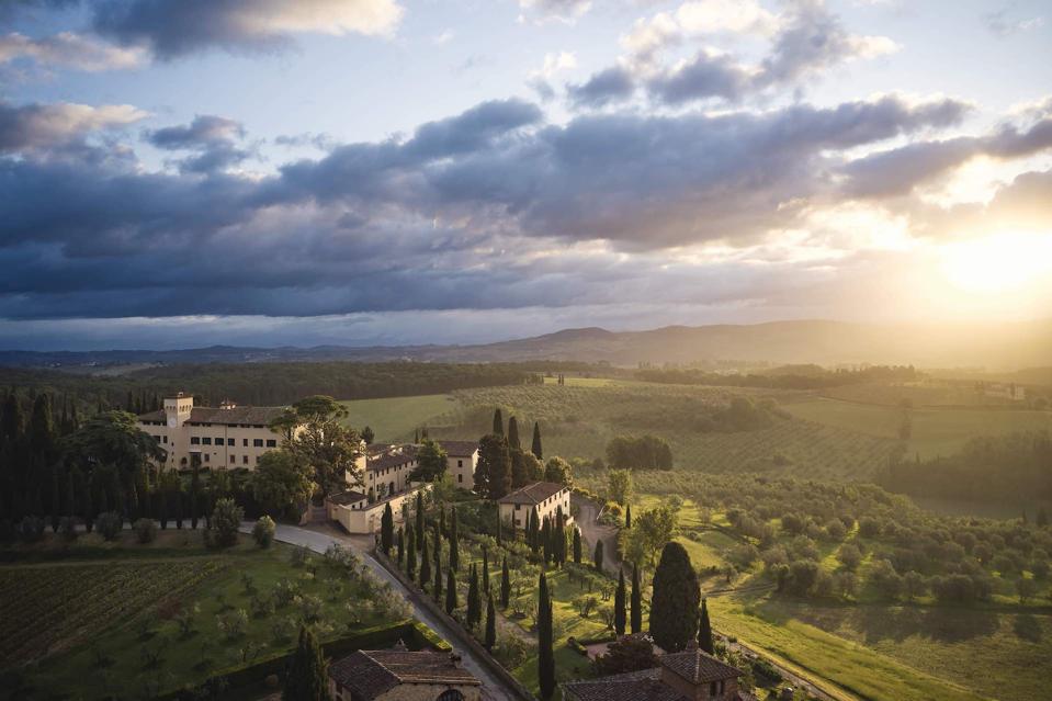 COMO Castello Del Nero_Tuscan Landscape at Sunrise