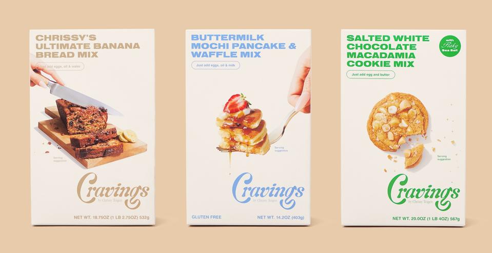 Cravings by Chrissy Teigen baking mixes.