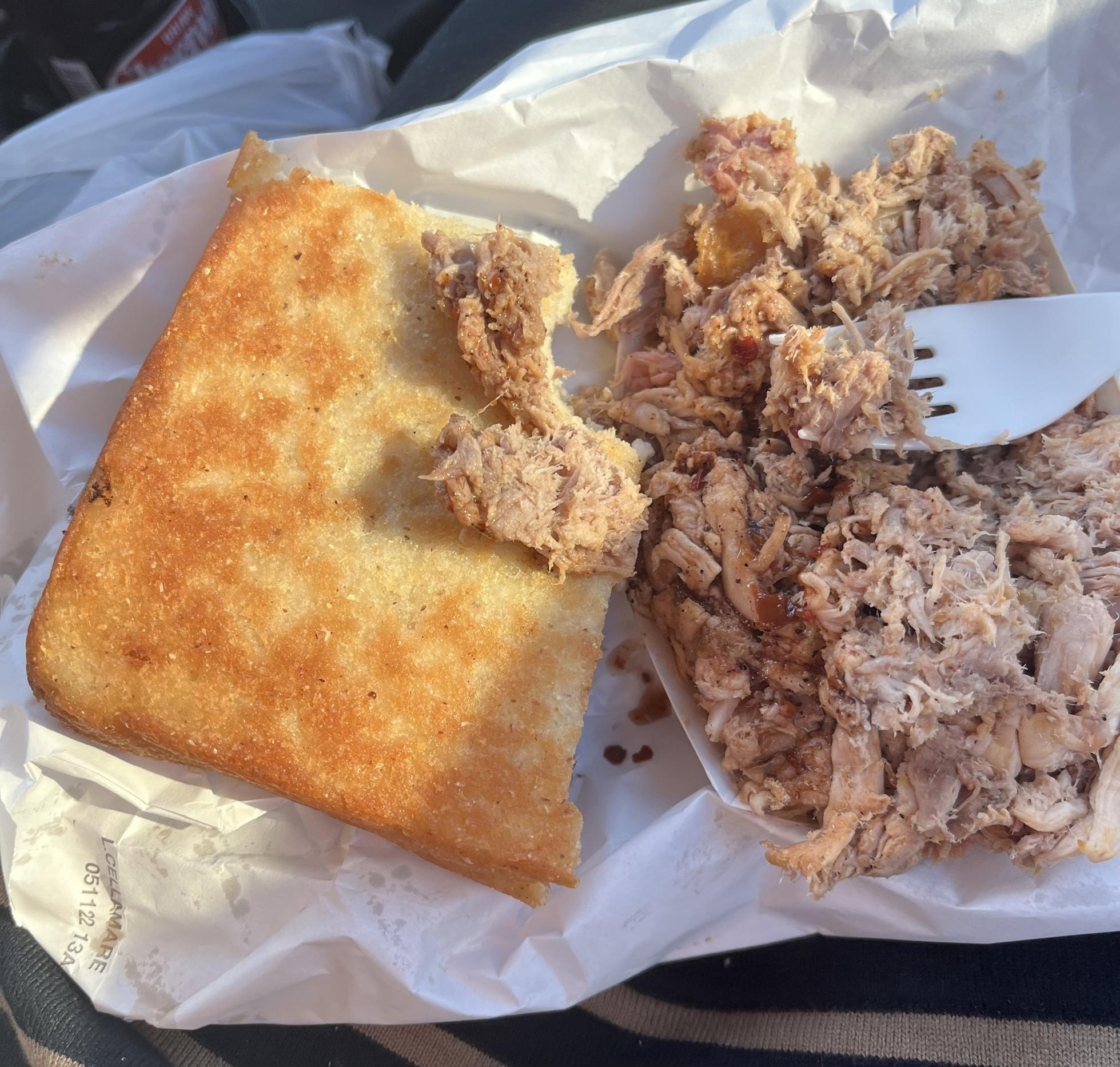 The Starlight Inn's pulled pork.