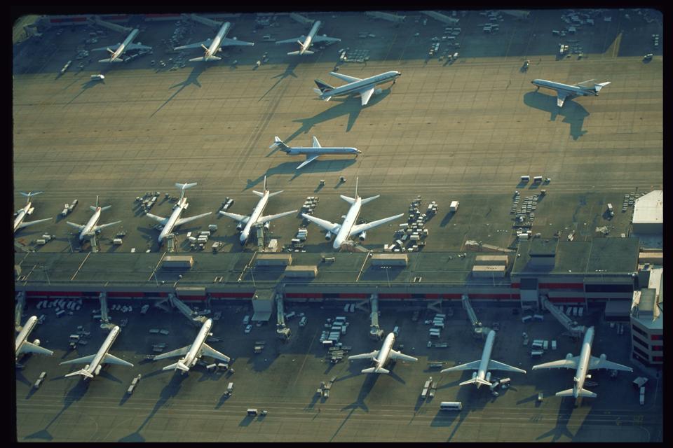 Aerial View of Hartsfield International Airport