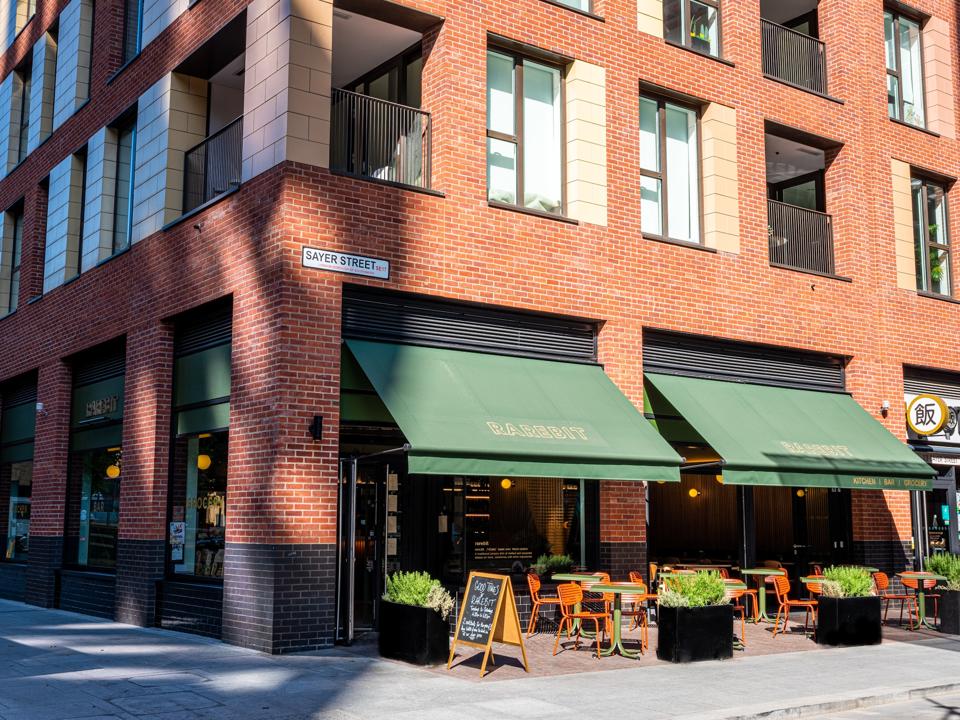 exterior of restaurant