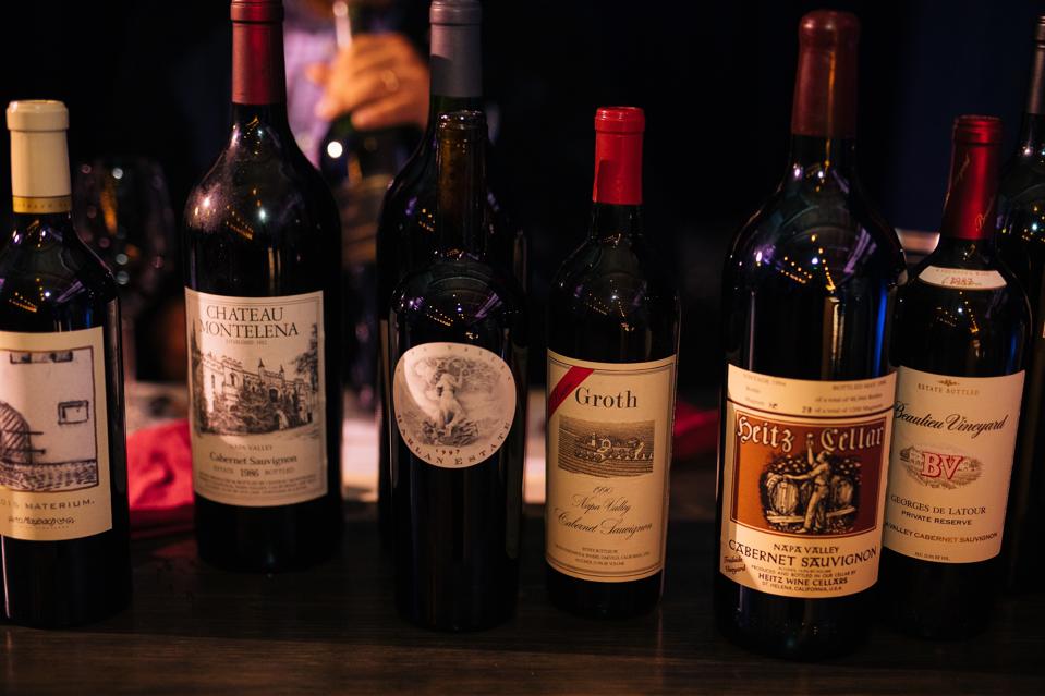 Some of the Famous Napa Valley Wines at the Collective Napa Valley November 2022 Event