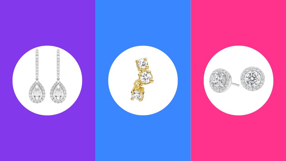 Best lab grown diamond earrings Clearance